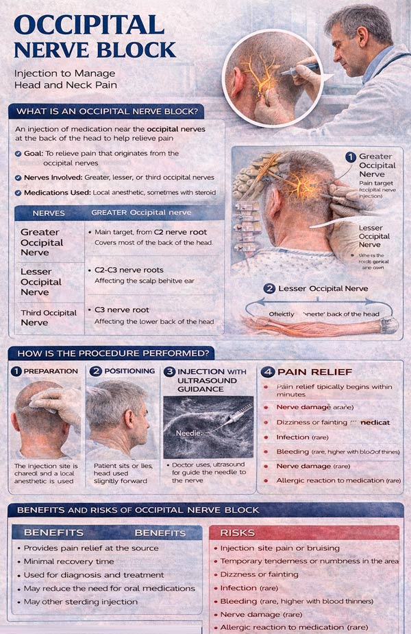 Occipital Nerve Block: Who It Helps, How It's Performed, and What Are ...