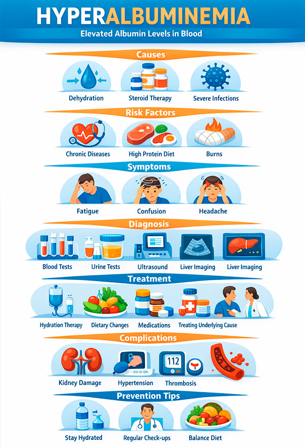 Hyperalbuminemia: Causes, Symptoms, Diagnosis, Treatment, and What High ...