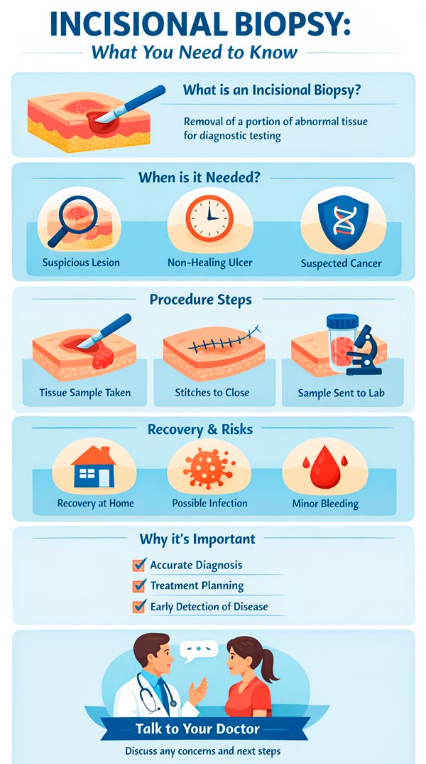Incisional biopsy: indications, procedure, results, and risks | Health ...