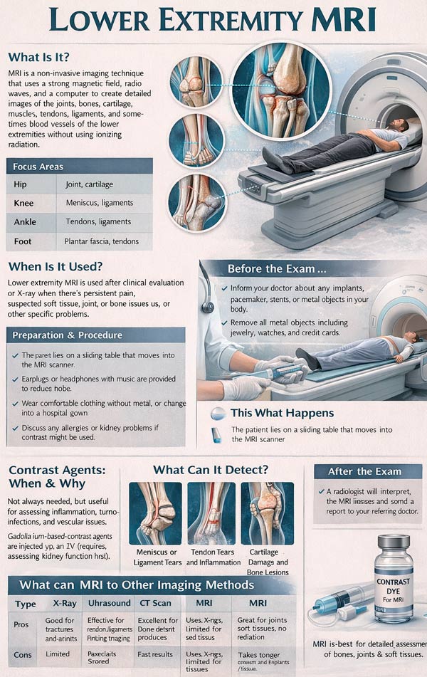 MRI of the lower extremities: what it shows, when it's needed, and how ...