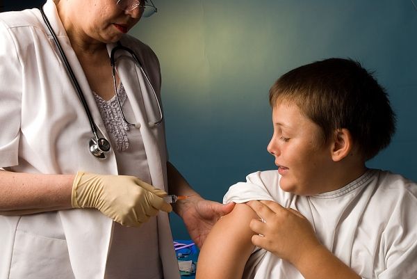 Inoculations of healthy children