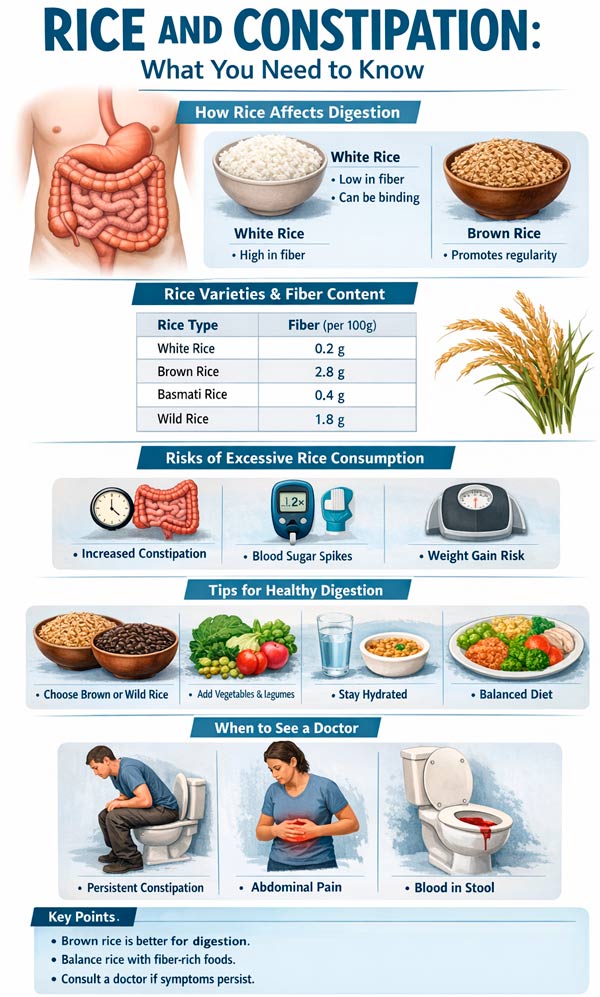 Rice for constipation: can you eat it, which one to choose, and when ...