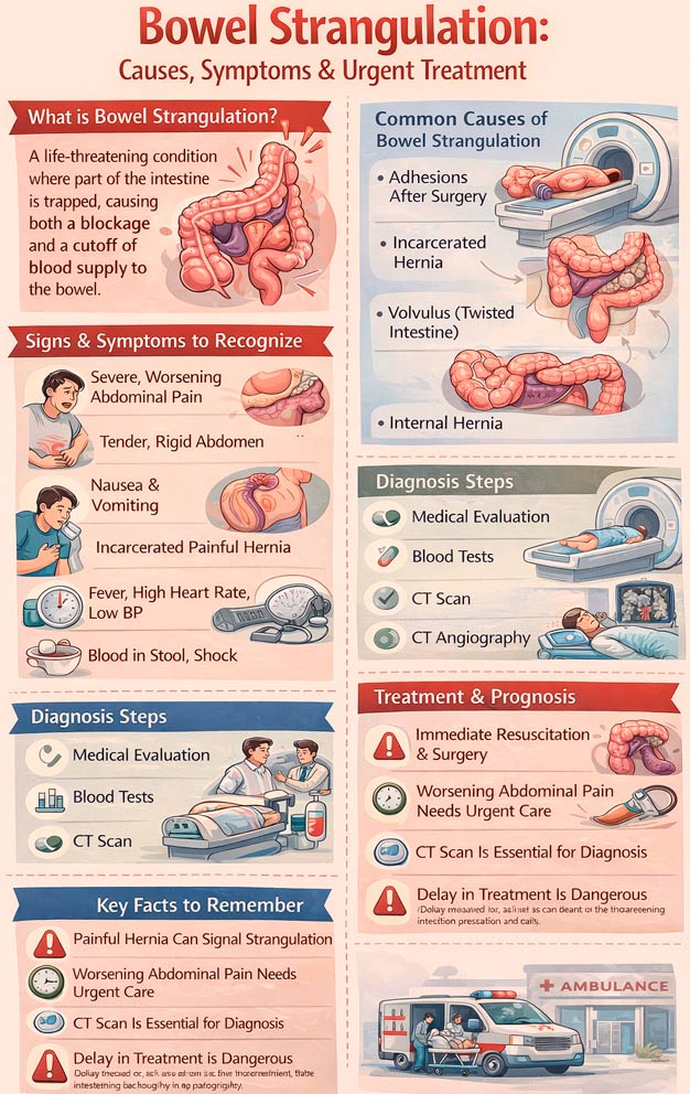 Intestinal strangulation: symptoms, diagnosis and emergency treatment ...